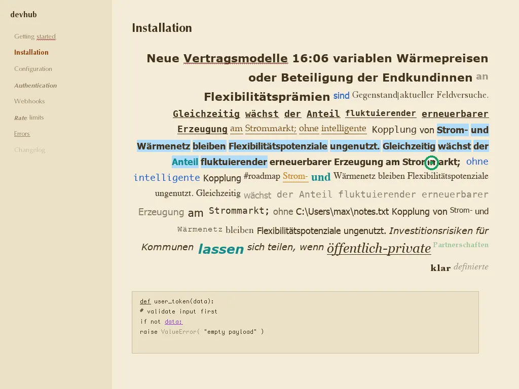 Pointerbench-Text word target